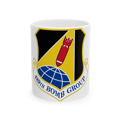 489 Bomb Group AFRC (U.S. Air Force) White Coffee Mug-11oz-Go Mug Yourself