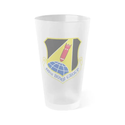 489 Bomb Group AFRC (U.S. Air Force) Frosted Pint Glass 16oz 16oz Frosted - Go Mug Yourself