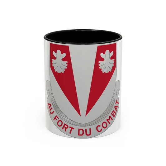 489 Engineer Battalion (U.S. Army) Accent Coffee Mug 11oz Black - Go Mug Yourself