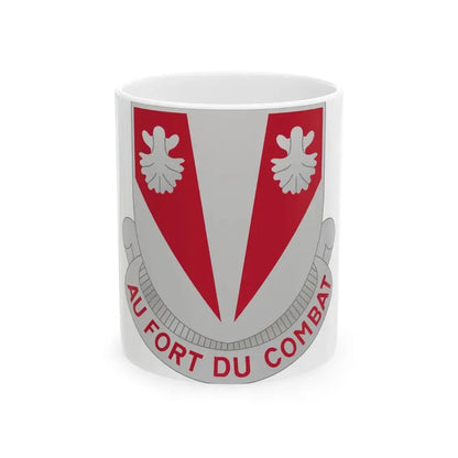 489 Engineer Battalion (U.S. Army) White Coffee Mug 11oz - Go Mug Yourself