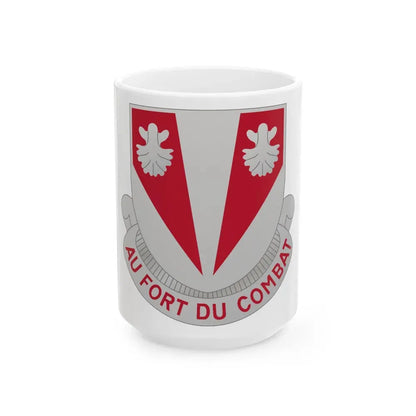 489 Engineer Battalion (U.S. Army) White Coffee Mug 15oz - Go Mug Yourself