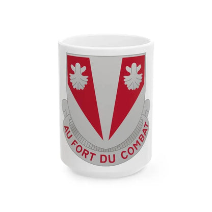 489 Engineer Battalion (U.S. Army) White Coffee Mug 15oz - Go Mug Yourself