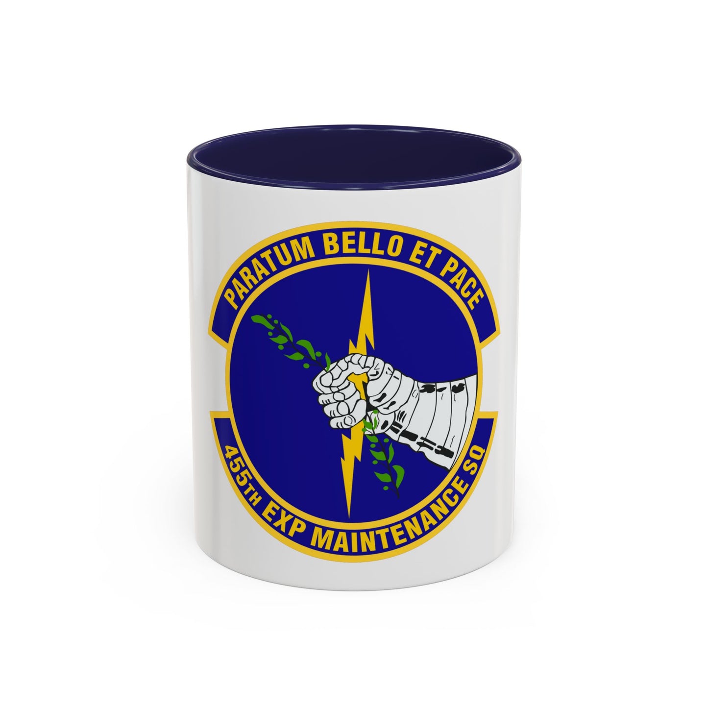 455th Expeditionary Maintenance Squadron (U.S. Air Force) Accent Coffee Mug