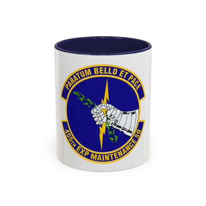 455th Expeditionary Maintenance Squadron (U.S. Air Force) Accent Coffee Mug