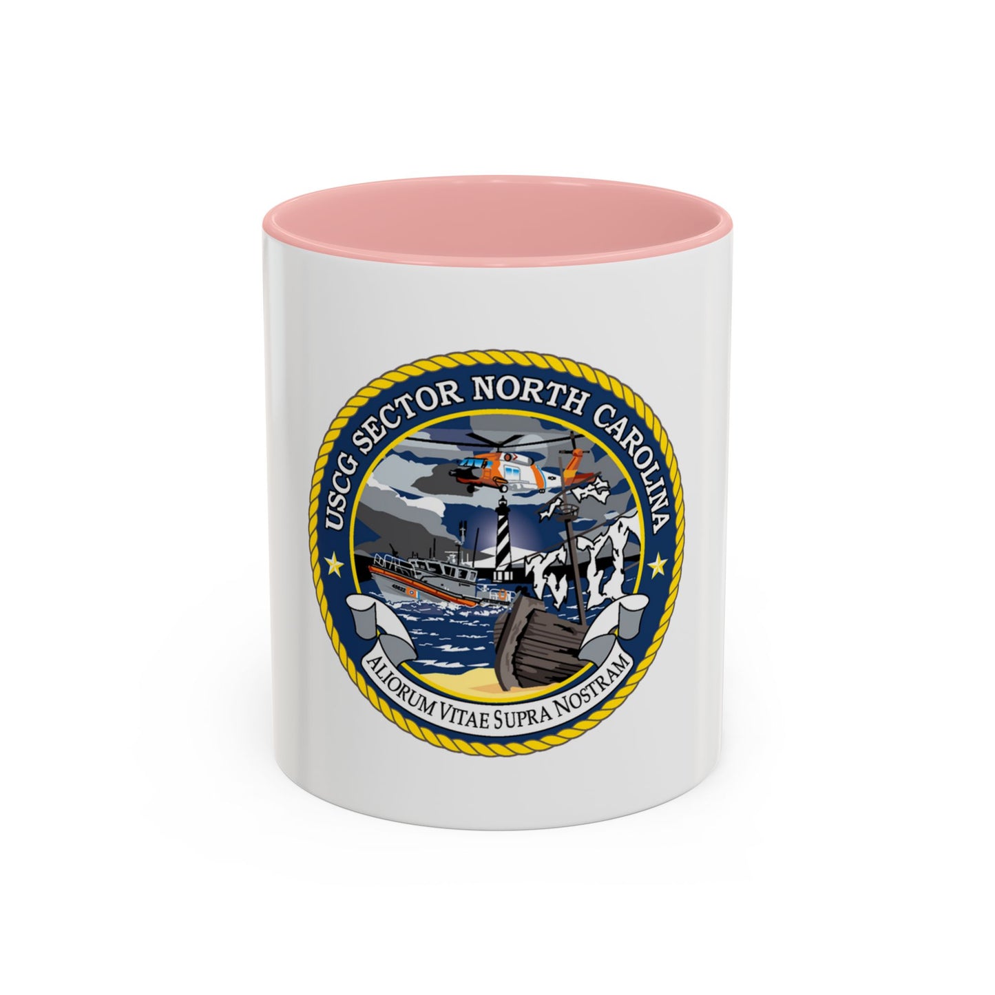 USCG Secctor North Carolina (U.S. Coast Guard) Accent Coffee Mug