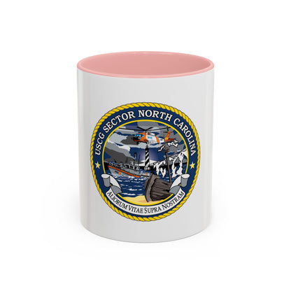 USCG Secctor North Carolina (U.S. Coast Guard) Accent Coffee Mug