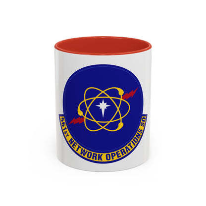 561 Network Operations Squadron ACC (U.S. Air Force) Accent Coffee Mug
