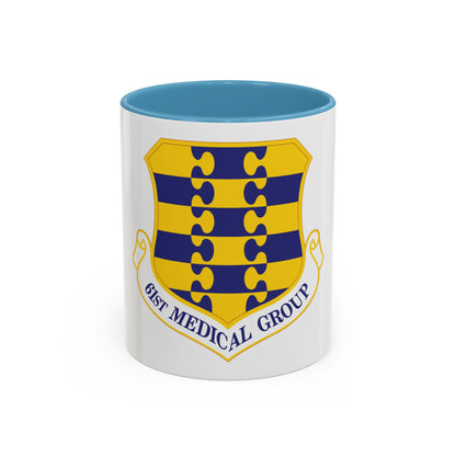 61st Medical Group (U.S. Air Force) Accent Coffee Mug