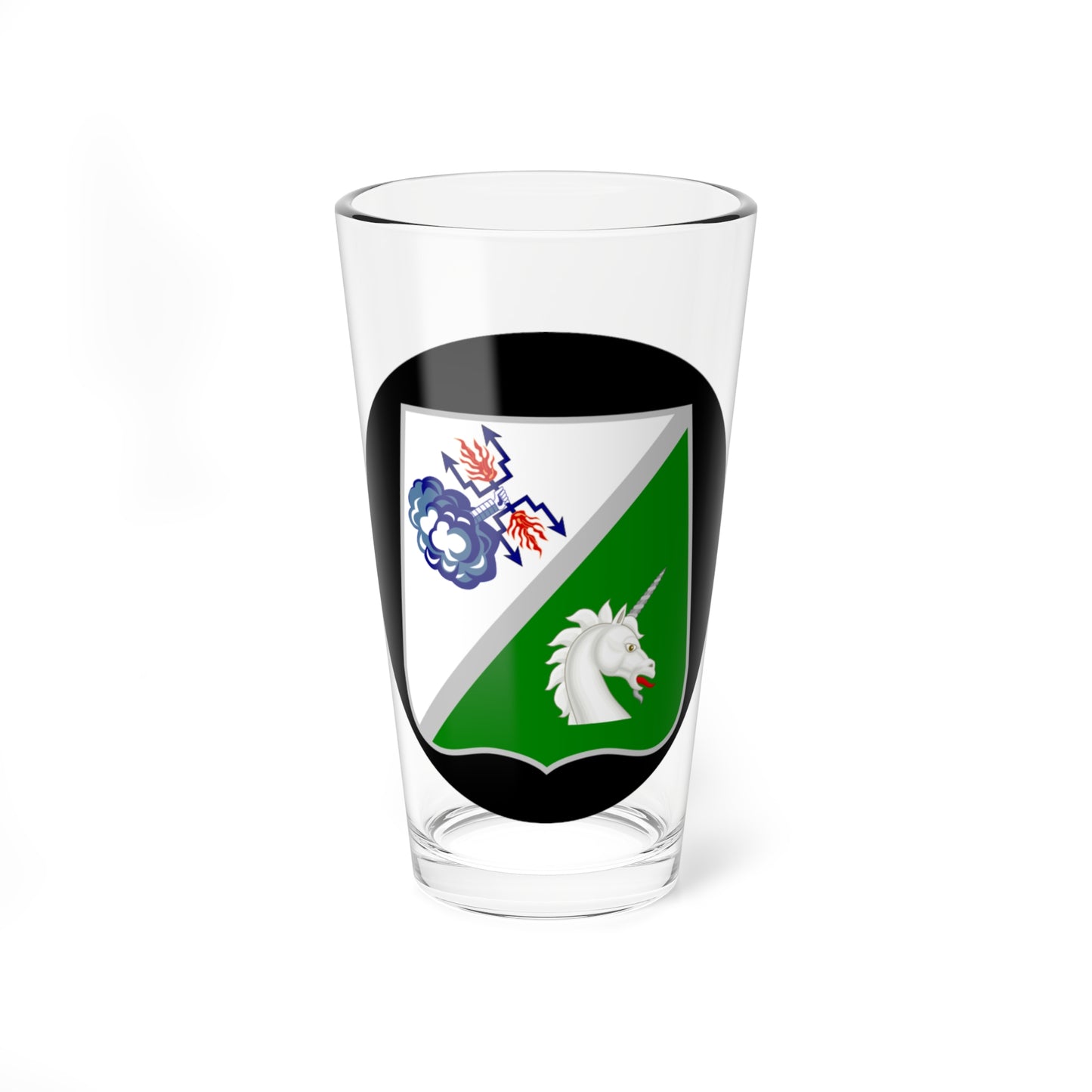 Emblem for Staff-V-GHR (Denmark) (Coat of Arms) Pint Glass 16oz