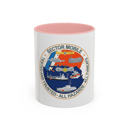 USCG Sector Mobile (U.S. Coast Guard) Accent Coffee Mug