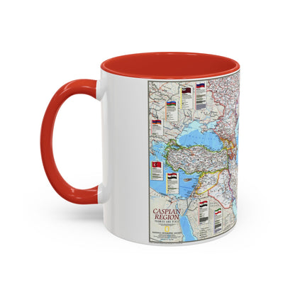 Caspian Region- Promise and Peril (1999) (Map) Accent Coffee Mug