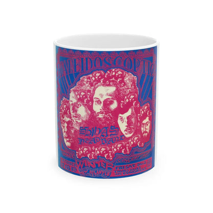 Shivas Headband (Music Poster) White Coffee Mug-11oz-Go Mug Yourself