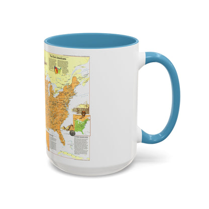 North America - Native American Heritage (1991) (Map) Accent Coffee Mug