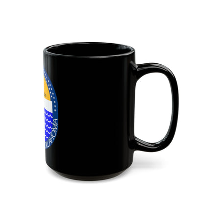 Seal of Tulsa Oklahoma - Black Coffee Mug