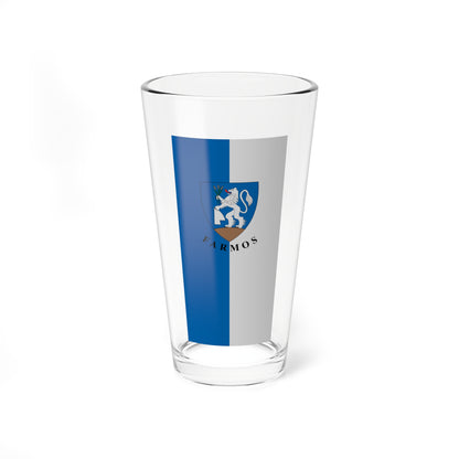 Flag of Farmos (Hungary) Pint Glass 16oz