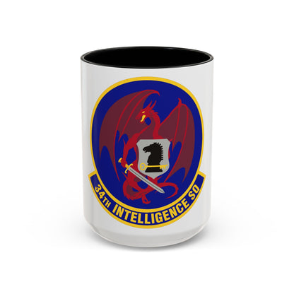 34th Intelligence Squadron (U.S. Air Force) Accent Coffee Mug