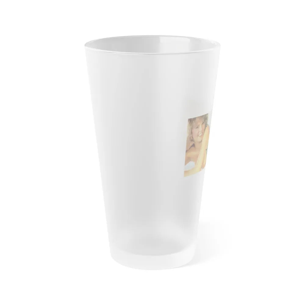 Linda Blair #164 - Topless (Vintage Female Icon) Frosted Pint 16oz-Go Mug Yourself