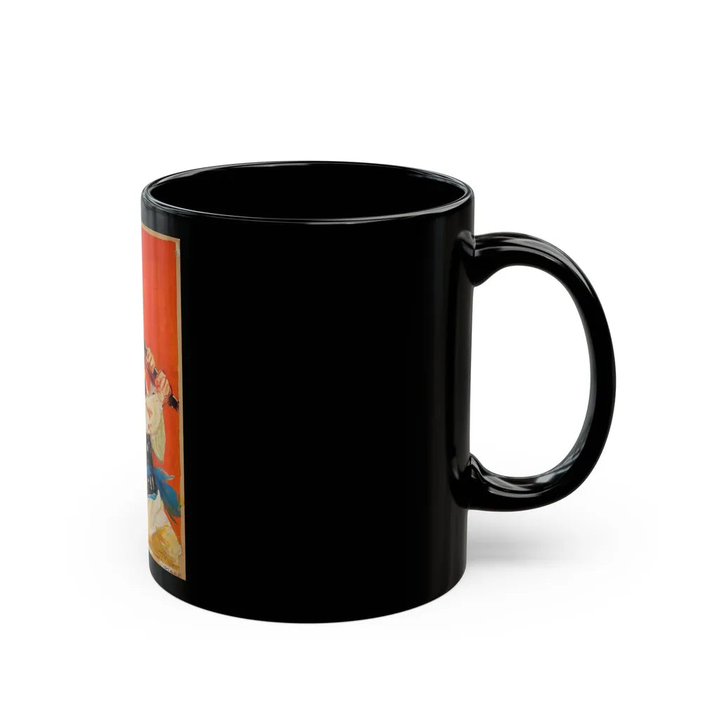 Five story illustrations (3) - Black Coffee Mug-Go Mug Yourself