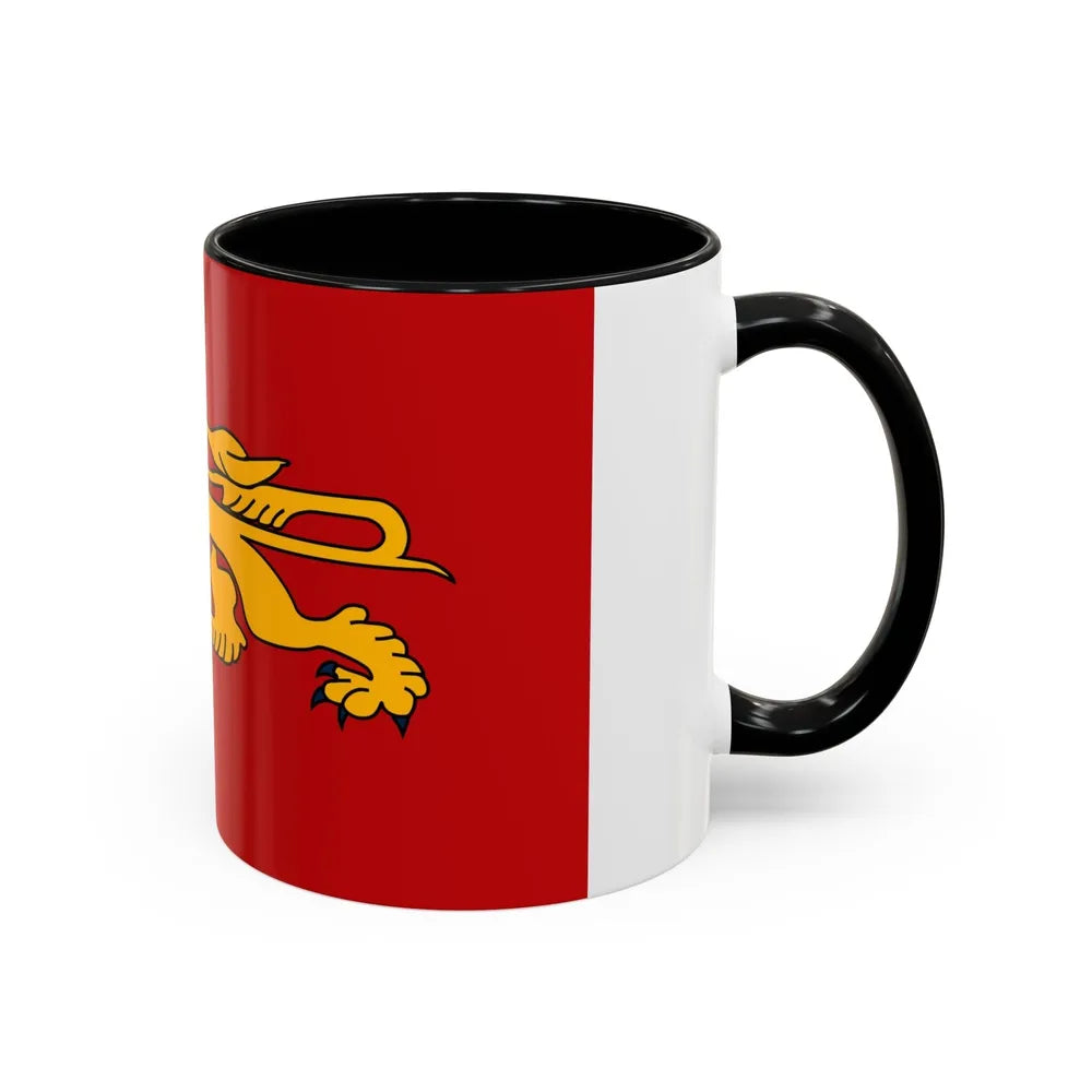 Flag of Aquitaine France - Accent Coffee Mug-Go Mug Yourself