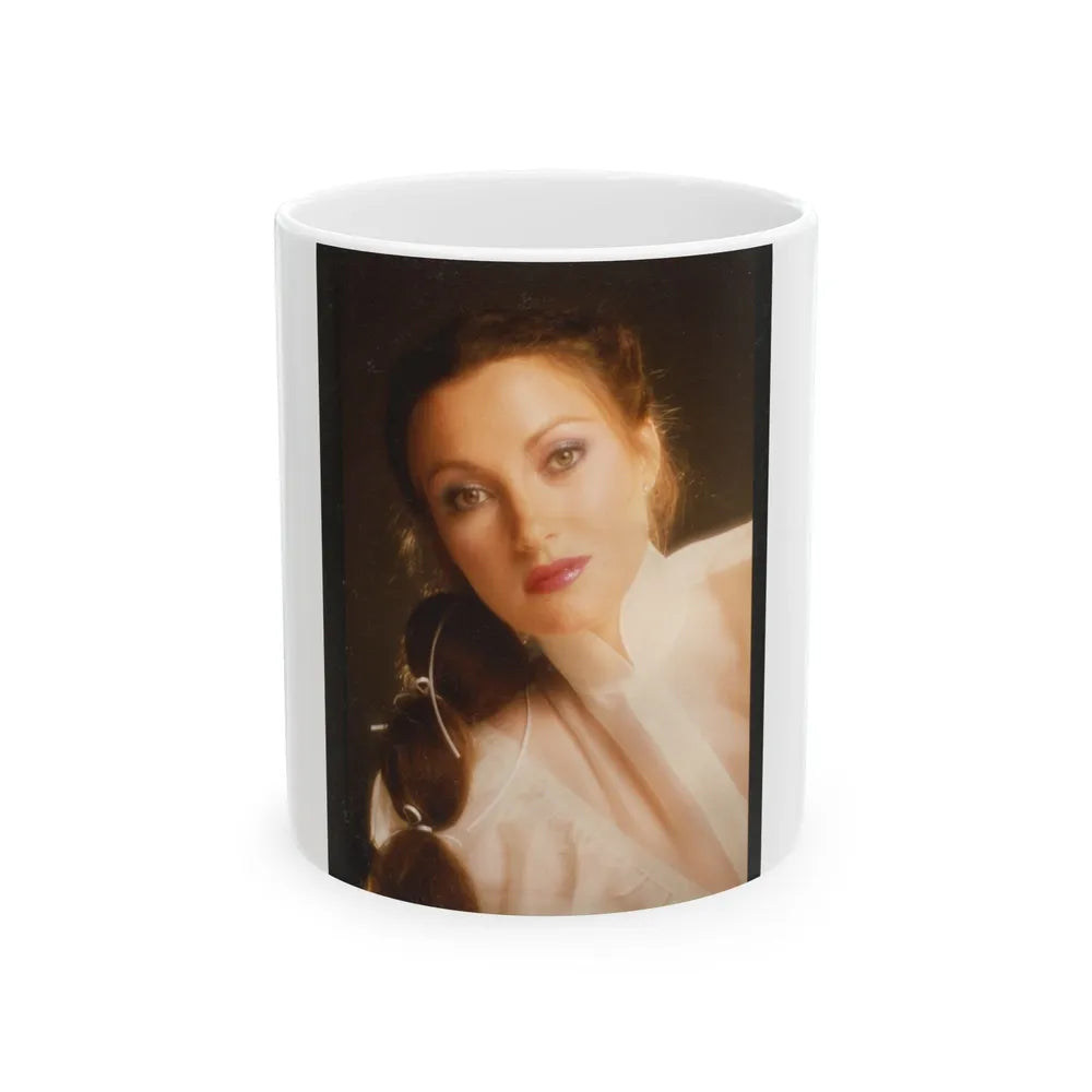 Jane Seymour #37 (Vintage Female Icon) White Coffee Mug-11oz-Go Mug Yourself