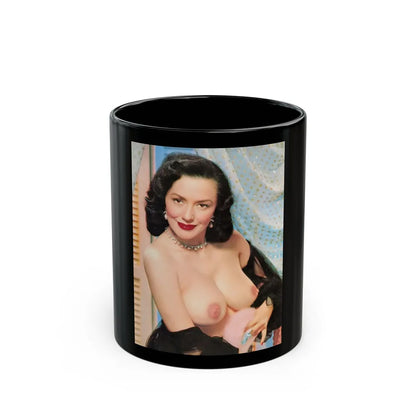 Evelyn West #12 (Vintage Female Icon) Black Coffee Mug-11oz-Go Mug Yourself