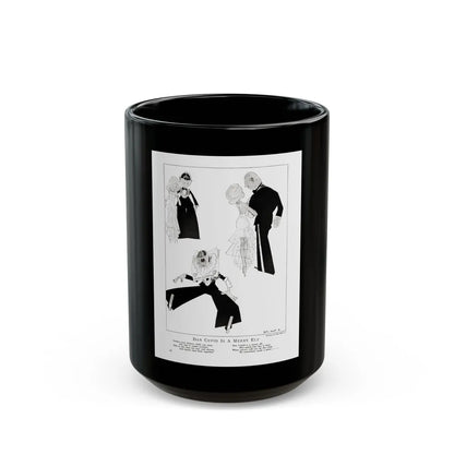 Dan Cupid Is A Merry Elf, Smart Set Magazine, February 1930 - Black Coffee Mug-15oz-Go Mug Yourself