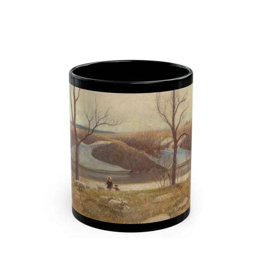 Early Spring - Black Coffee Mug-11oz-Go Mug Yourself