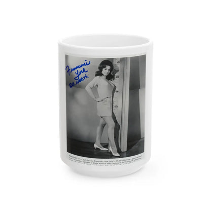 Francine York #06 (Vintage Female Icon) White Coffee Mug-15oz-Go Mug Yourself