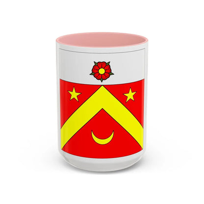 Flag of Autavaux Switzerland - Accent Coffee Mug-15oz-Pink-Go Mug Yourself