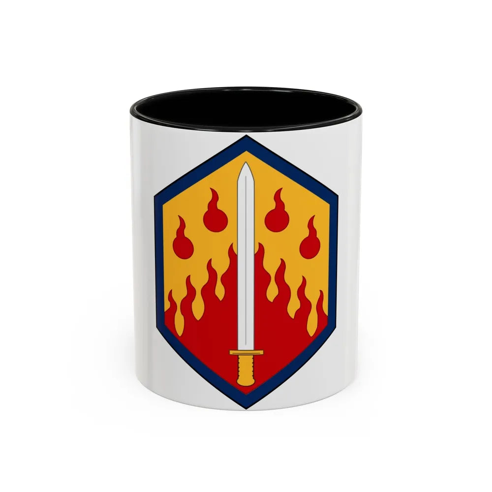 48th Chemical Brigade (U.S. Army) Accent Coffee Mug-11oz-Black-Go Mug Yourself