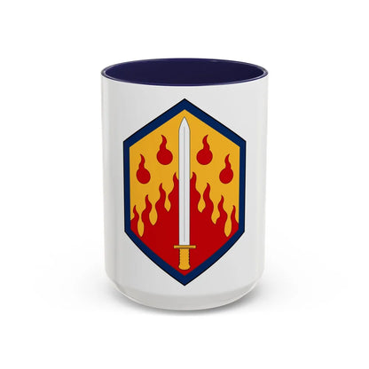 48th Chemical Brigade (U.S. Army) Accent Coffee Mug-15oz-Navy-Go Mug Yourself