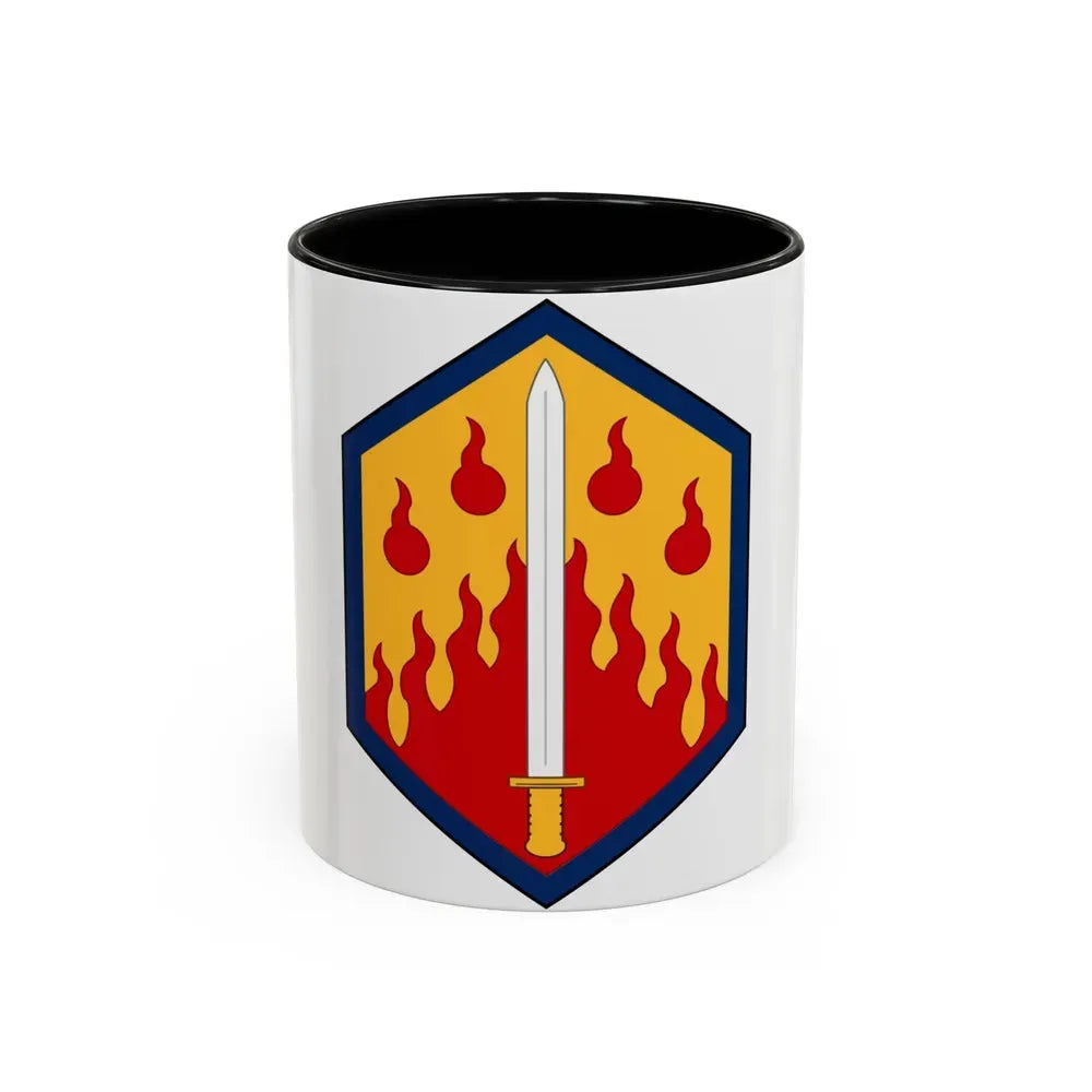 48th Chemical Brigade (U.S. Army) Accent Coffee Mug 11oz Black - Go Mug Yourself