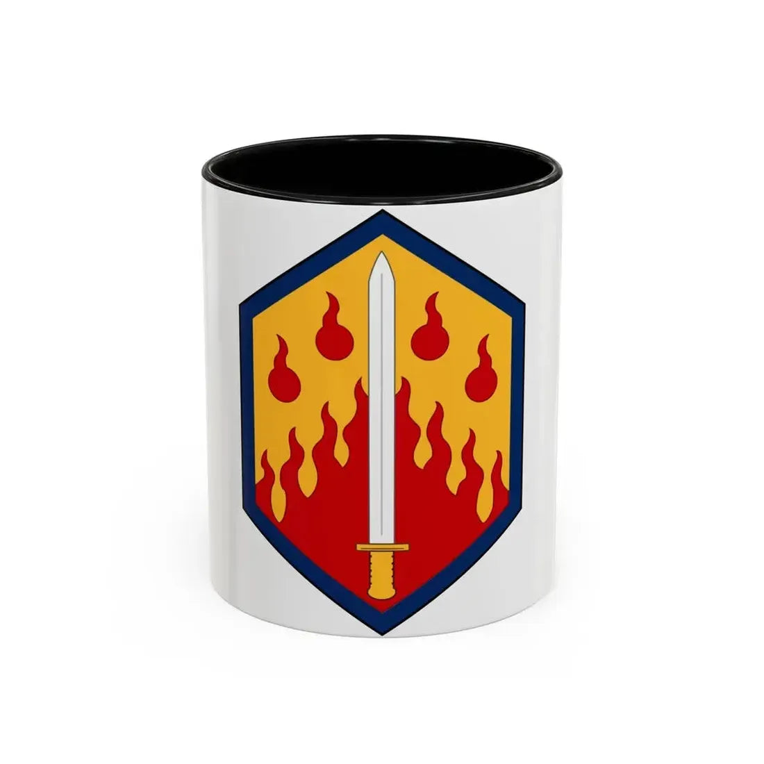 48th Chemical Brigade (U.S. Army) Accent Coffee Mug 11oz Black - Go Mug Yourself