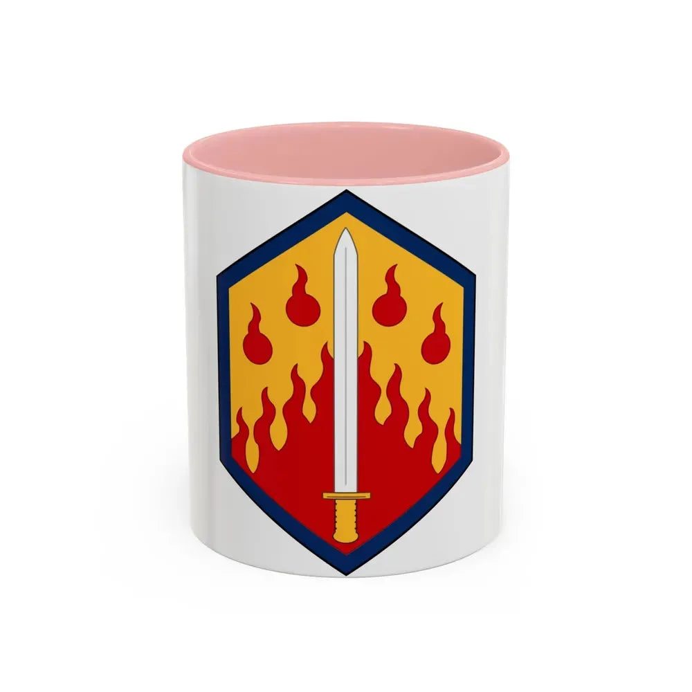 48th Chemical Brigade (U.S. Army) Accent Coffee Mug 11oz Pink - Go Mug Yourself