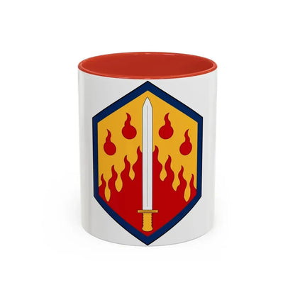 48th Chemical Brigade (U.S. Army) Accent Coffee Mug 11oz Red - Go Mug Yourself