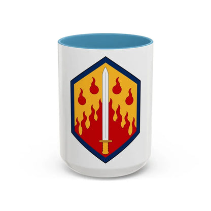 48th Chemical Brigade (U.S. Army) Accent Coffee Mug 15oz Light Blue - Go Mug Yourself