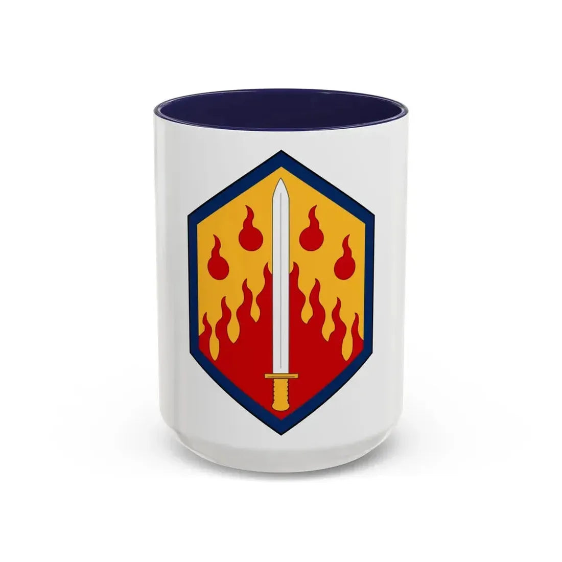 48th Chemical Brigade (U.S. Army) Accent Coffee Mug 15oz Navy - Go Mug Yourself