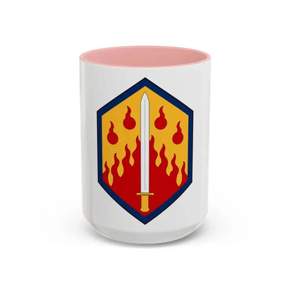 48th Chemical Brigade (U.S. Army) Accent Coffee Mug 15oz Pink - Go Mug Yourself