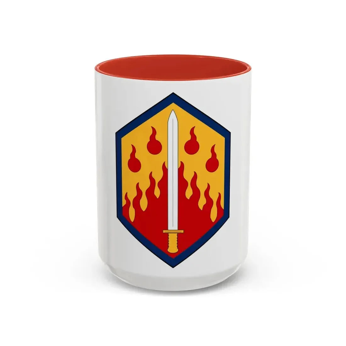 48th Chemical Brigade (U.S. Army) Accent Coffee Mug 15oz Red - Go Mug Yourself
