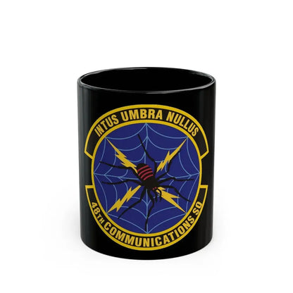48th Communications Squadron (U.S. Air Force) Black Coffee Mug 11oz - Go Mug Yourself