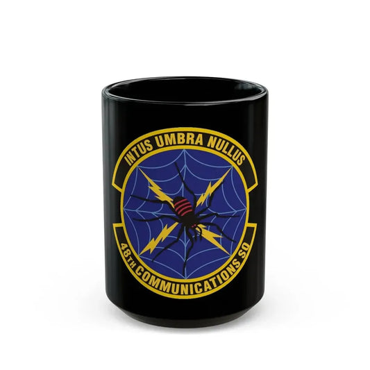 48th Communications Squadron (U.S. Air Force) Black Coffee Mug 15oz - Go Mug Yourself