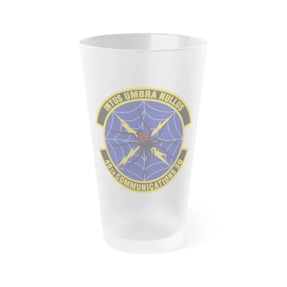 48th Communications Squadron (U.S. Air Force) Frosted Pint Glass 16oz Default Title - Go Mug Yourself