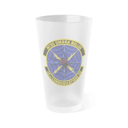 48th Communications Squadron (U.S. Air Force) Frosted Pint Glass 16oz Default Title - Go Mug Yourself