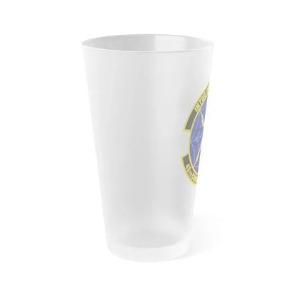 48th Communications Squadron (U.S. Air Force) Frosted Pint Glass 16oz - Go Mug Yourself