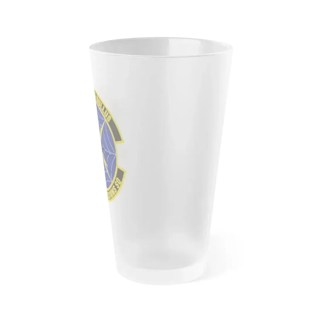 48th Communications Squadron (U.S. Air Force) Frosted Pint Glass 16oz - Go Mug Yourself