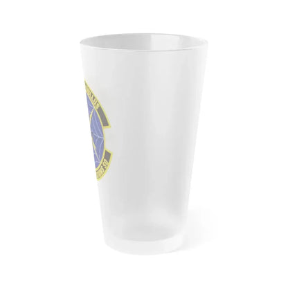 48th Communications Squadron (U.S. Air Force) Frosted Pint Glass 16oz - Go Mug Yourself