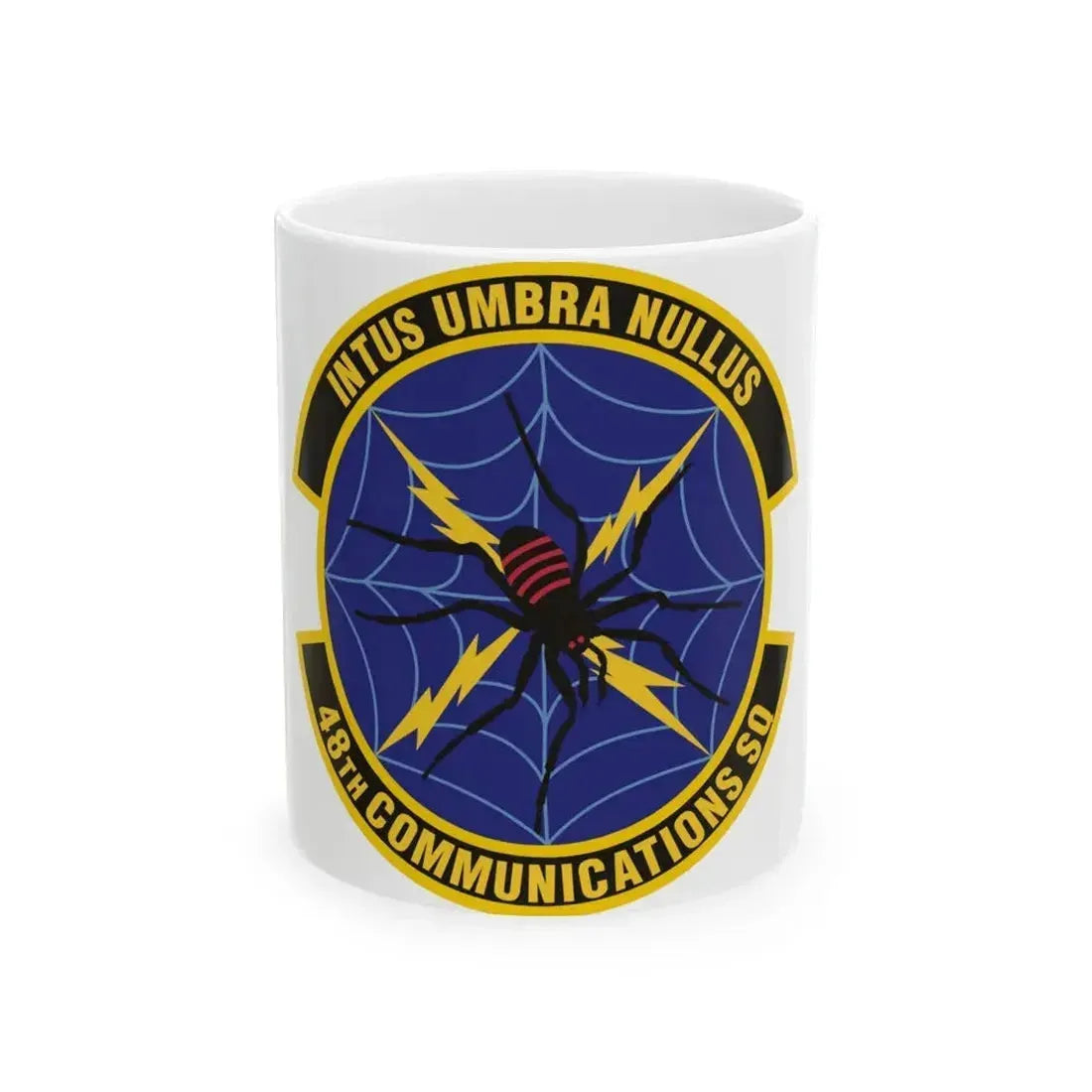 48th Communications Squadron (U.S. Air Force) White Coffee Mug 11oz - Go Mug Yourself