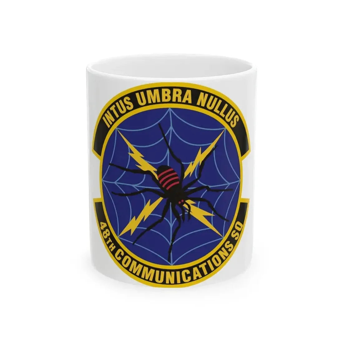 48th Communications Squadron (U.S. Air Force) White Coffee Mug 11oz - Go Mug Yourself