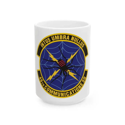 48th Communications Squadron (U.S. Air Force) White Coffee Mug 15oz - Go Mug Yourself