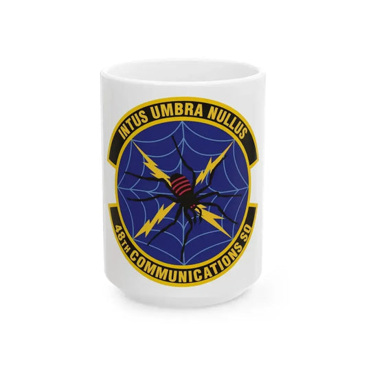 48th Communications Squadron (U.S. Air Force) White Coffee Mug 15oz - Go Mug Yourself